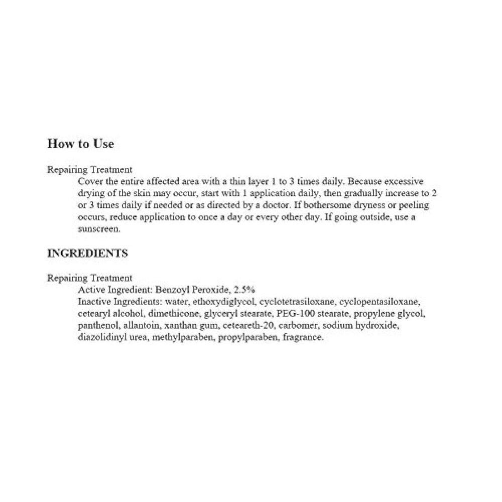 Tratamiento de reparación.