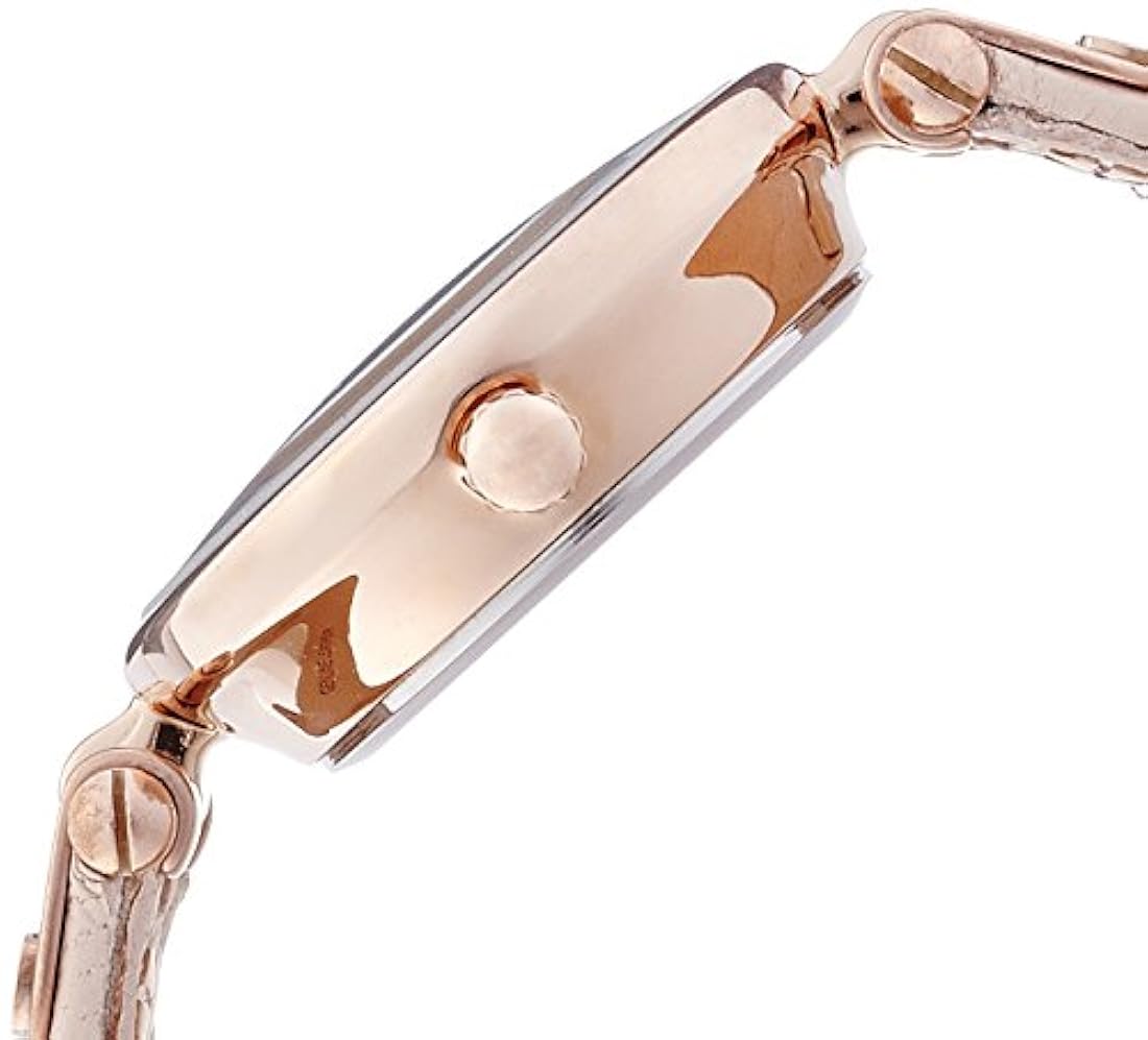 Reloj con correa de piel para mujer