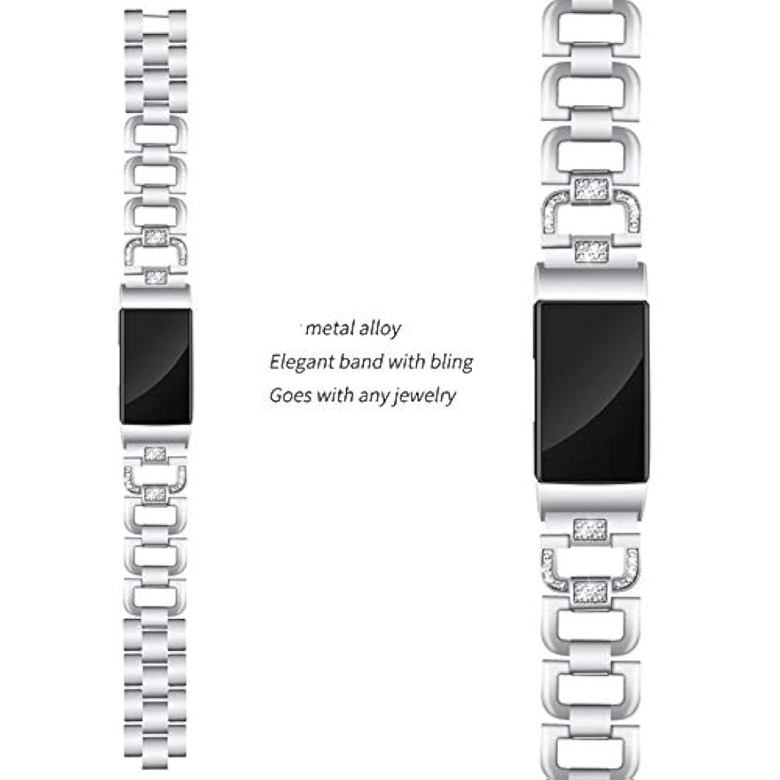 Taolla - Pulsera de repuesto para Fitbit Charge 3 de acero