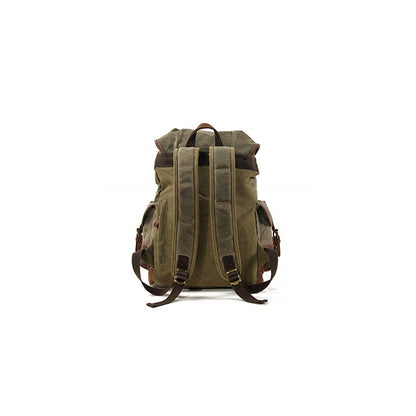 Morral de viaje para hombre de piel auténtica