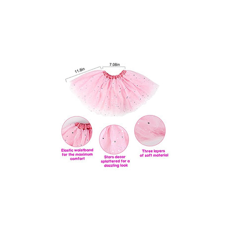 Disfraces de princesa  con 3 faldas de color talla S
