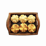 Imán de resina para refrigerador de pan, Delicious Food