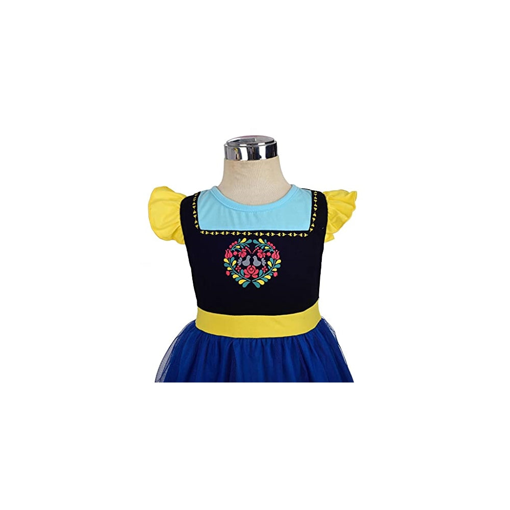 Vestido de princesa para Halloween para niñas pequeñas 12-24