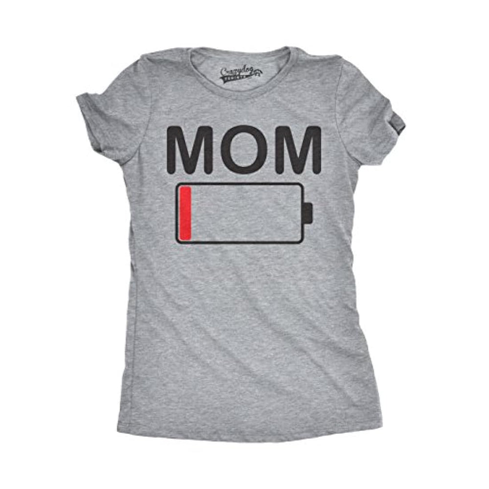 Mujer Mamá Batería baja Divertida camisa