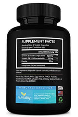 Curcumina de cúrcuma con piperina NuVitality