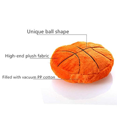 Almohada de baloncesto de peluche