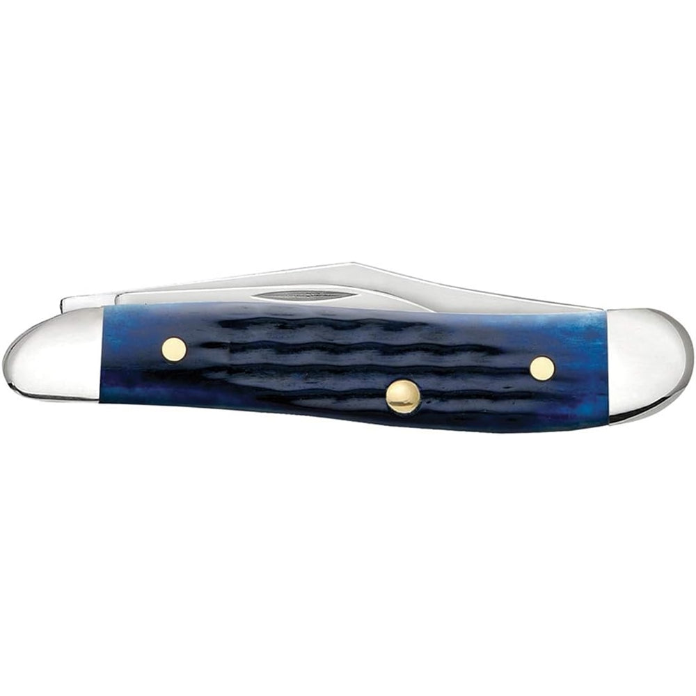Cuchilla de bolsillo color azul para defensa