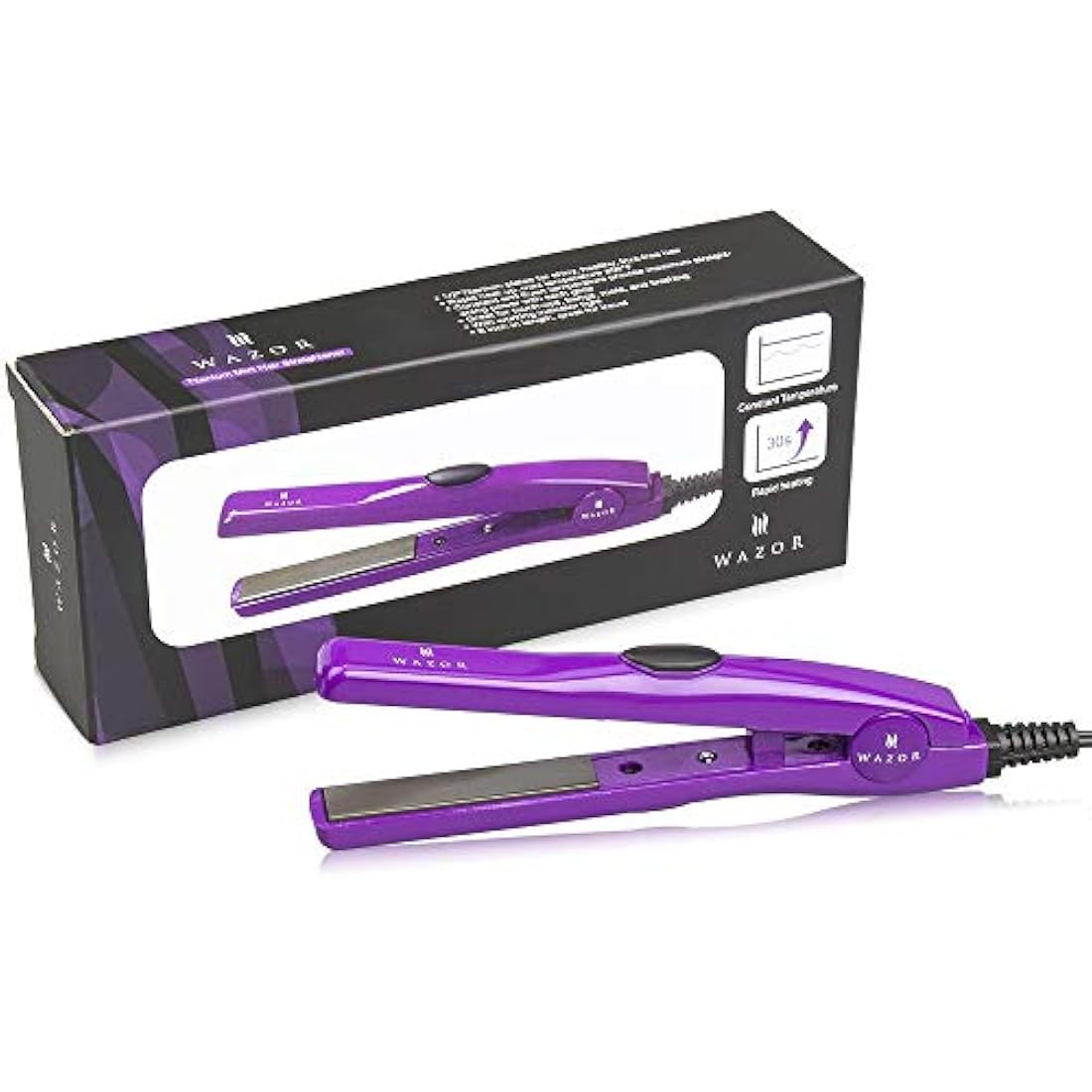 Mini plancha plana de doble voltaje