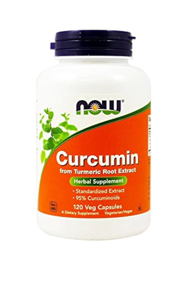 Now Foods, (2 unidades) Curcumina, 120 cápsulas de Veg