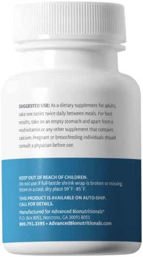 Suplemento óseo avanzado, Advanced Bionutritionals, 60 tabletas