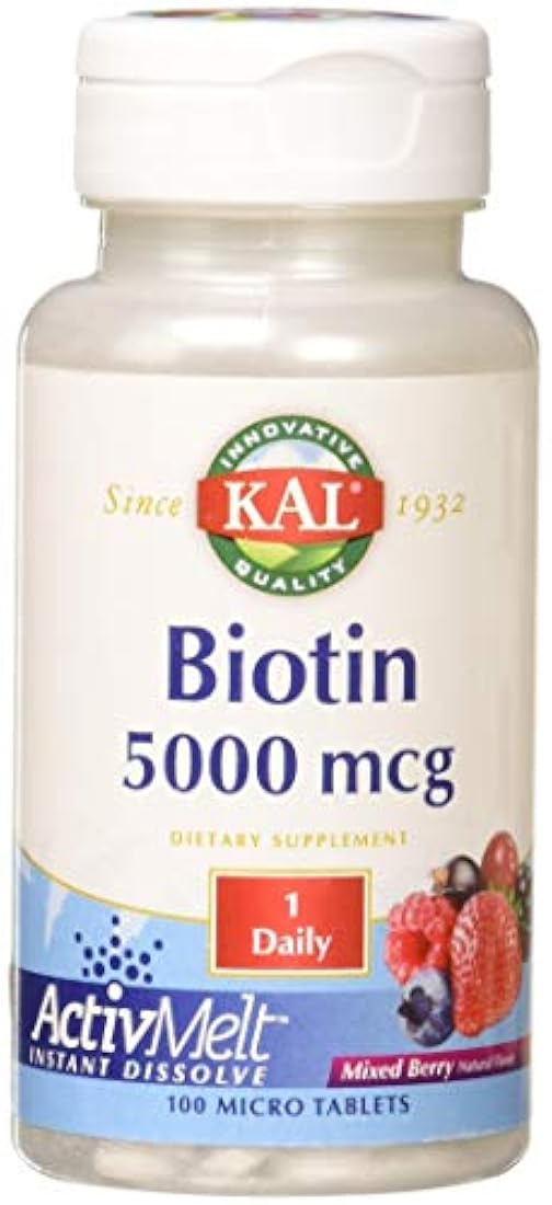 Biotina actimelt (mezcla de bayas 5000 mcg) Kal 100 tabs