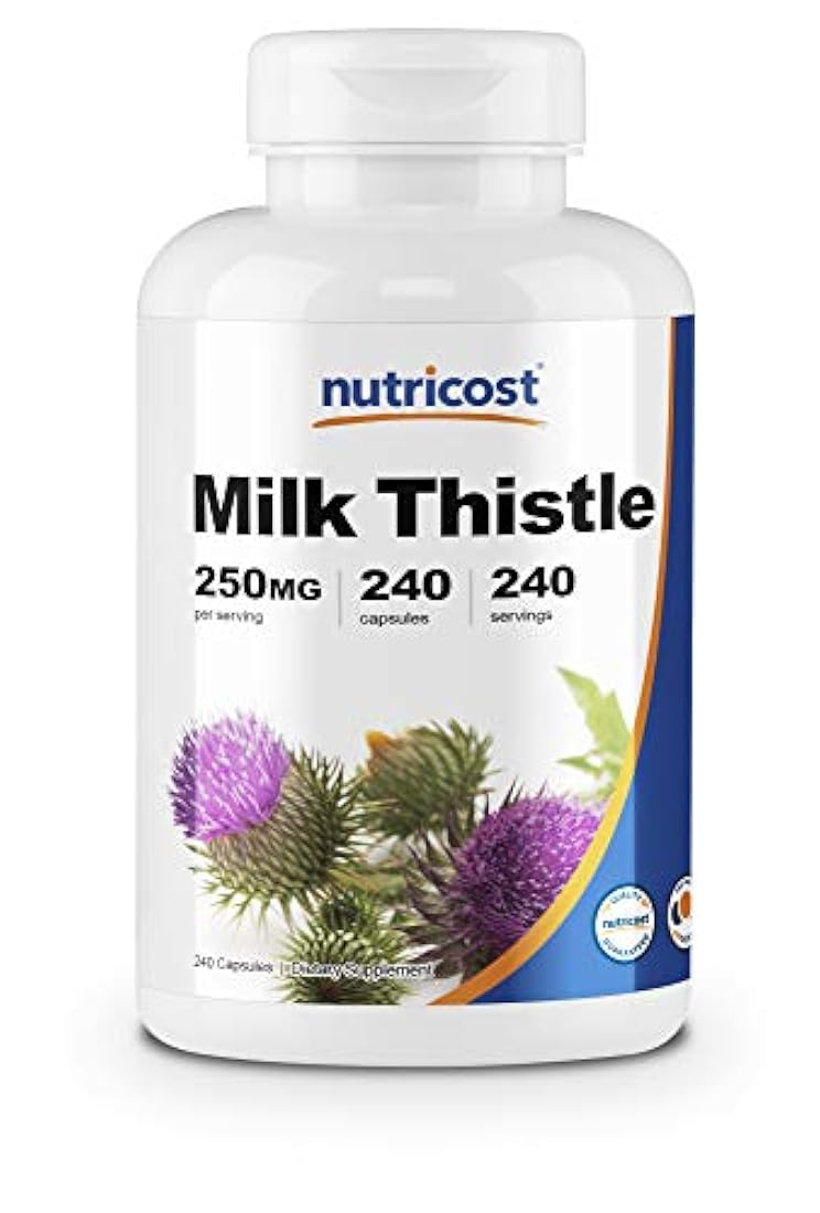 Nutricost cápsulas de cardo mariano 0.009 oz, 1 botella