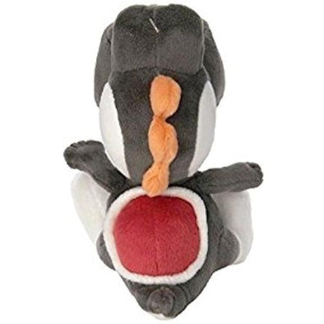 Peluche de felpa en color negro de Yoshi. 6 pulgadas.