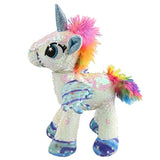 Peluche de unicornio con lentejuelas reversibles, 13.0 in