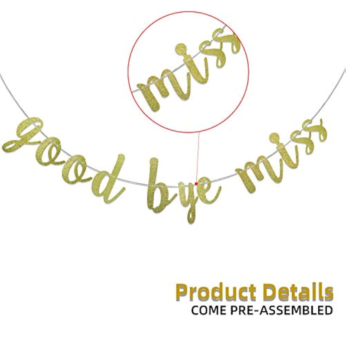 Adiós Miss Hello Mrs Banner para despedida de soltera