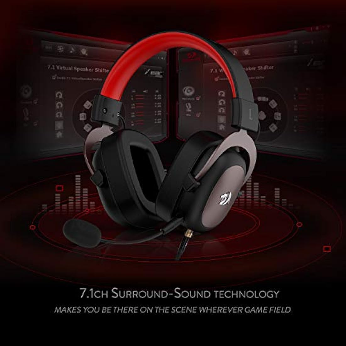 Redragon - Auriculares para videojuegos con cable café: H510.