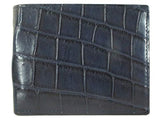 Cartera de piel de cocodrilo genuina piel  suave y delgada