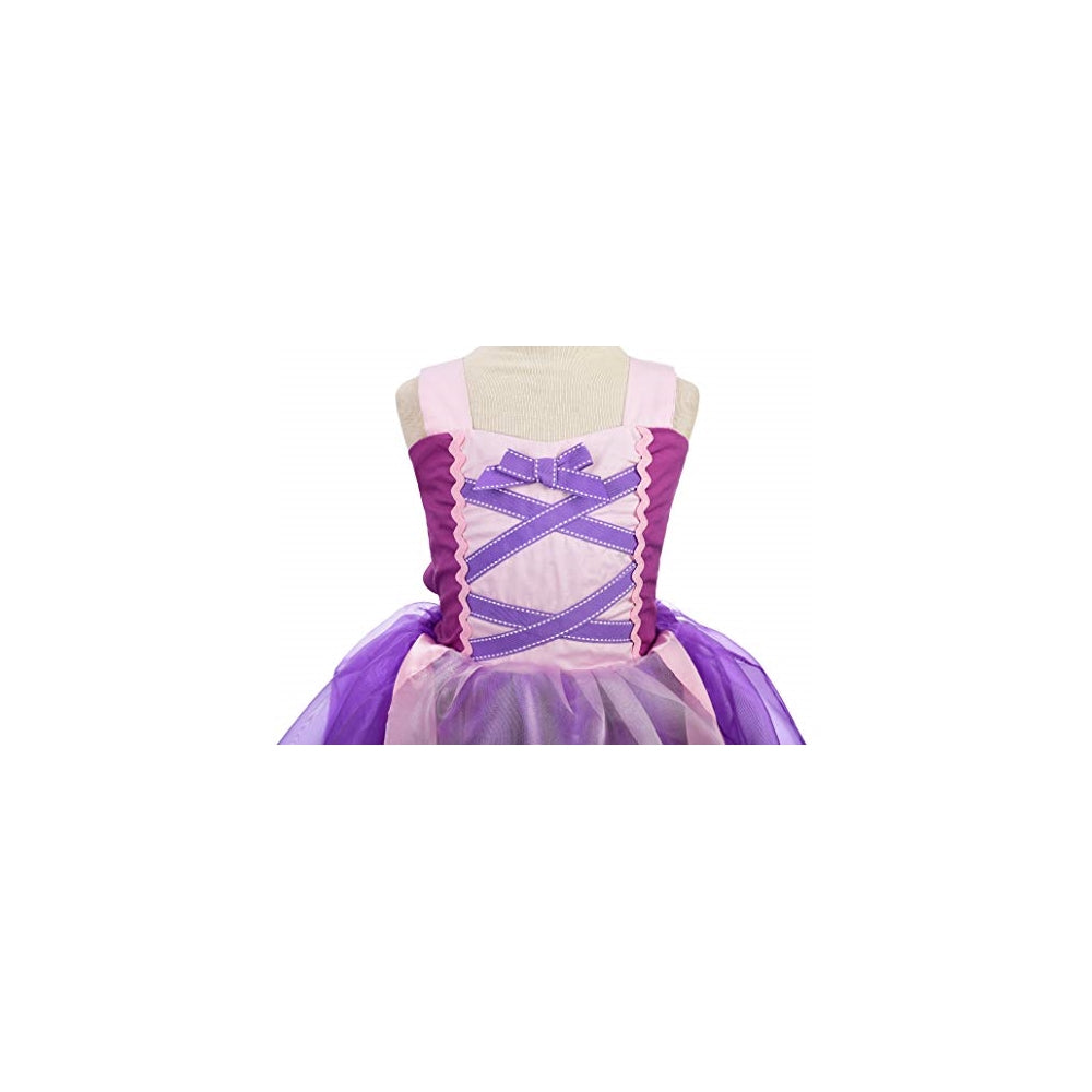 Disfraz de princesa violeta para niña talla 4T