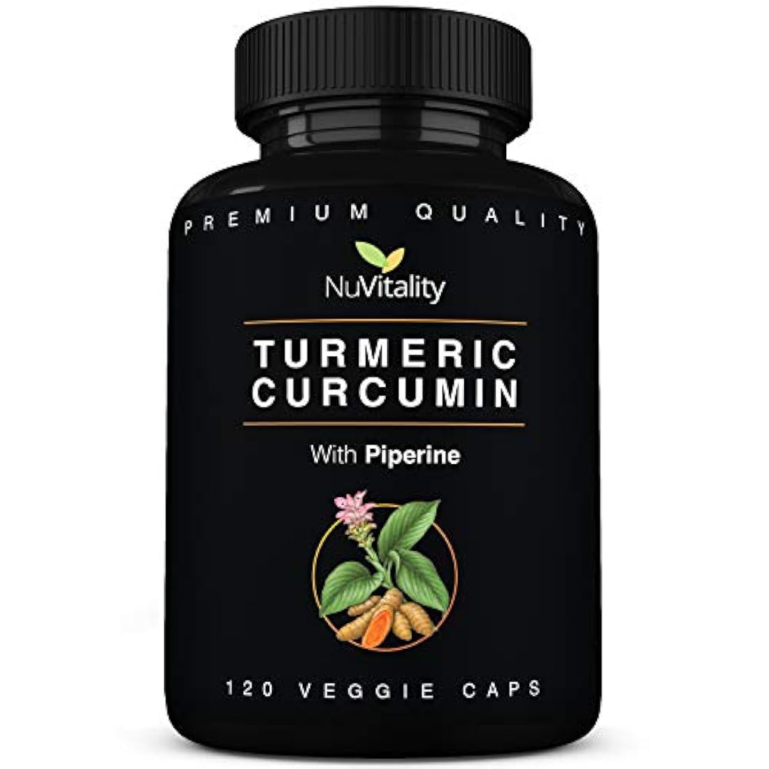 Curcumina de cúrcuma con piperina NuVitality