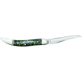 Cuchillo de bolsillo hoja de 3 pulgadas color verde