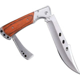 Cuchillo de bolsillo plegable de acero inoxidable