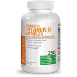Bronson Labs: Super Vitamina B Complex (Vitamina B2, B3, B6, B9 – Ácido Fólico, B12), 1