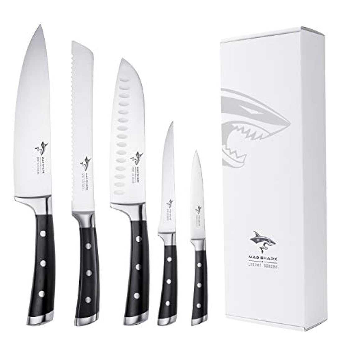 MAD SHARK cuchillo de cocina con cuchilla afilada de acero