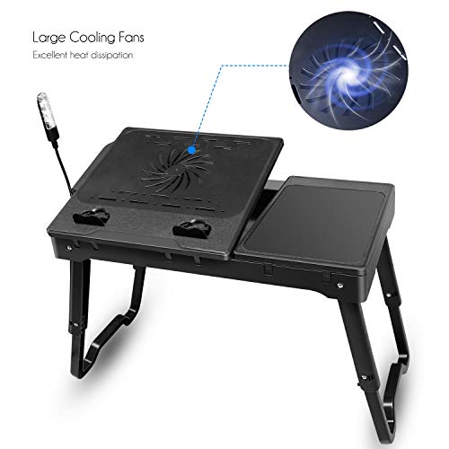 Moclever - Mesa para laptop para cama, multifuncional