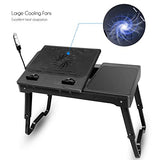 Moclever - Mesa para laptop para cama, multifuncional
