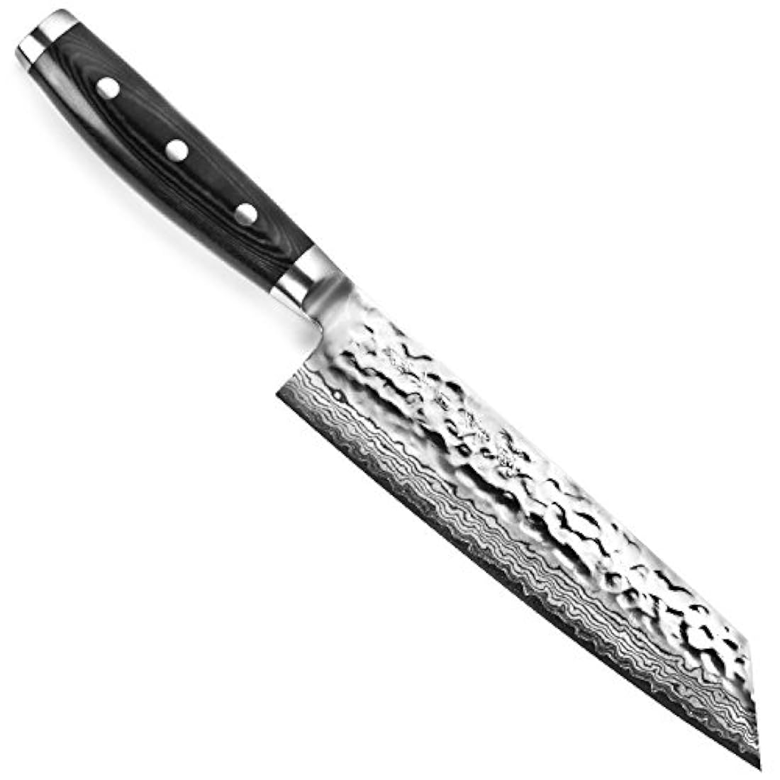 Enso HD martillado Damasco cuchillo de Kiritsuke