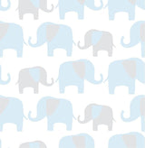 Brewster elefante azul Parade despegar y pegar papel pintado