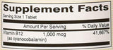 Mason Natural Vitamina B-12 1000mcg tabletas sublinguales - 100 Ea