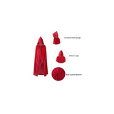 Disfraz Capa con capucha unisex para adultos talla XS