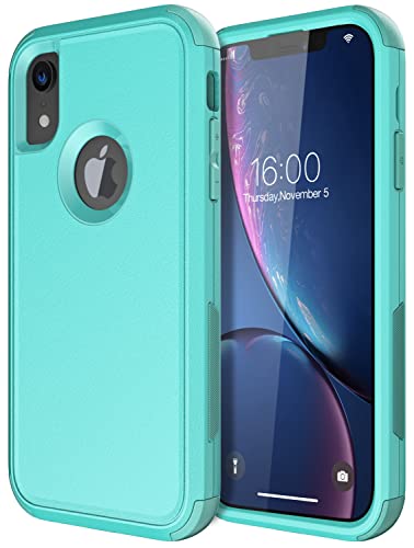 Diverbox for iPhone Xr Case [Shockproof] [Dropproof] [Dust-Proof],Heavy Duty Protection Phone Case Cover for Apple iPhone XR (Teal)
