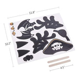 XJF calabaza de Halloween Kit de decoración pegatinas