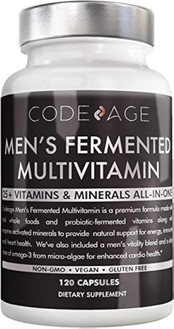 Multivitamínico de alimentos enteros para hombres