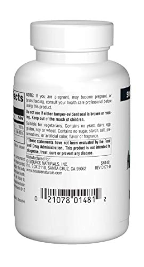 Source Naturals Advanced B-12 Complejo, SN1481, 60, 1