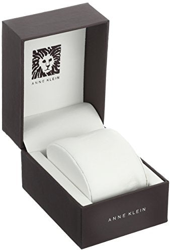 Reloj de resina dorada y marfil Anne Klein para mujer