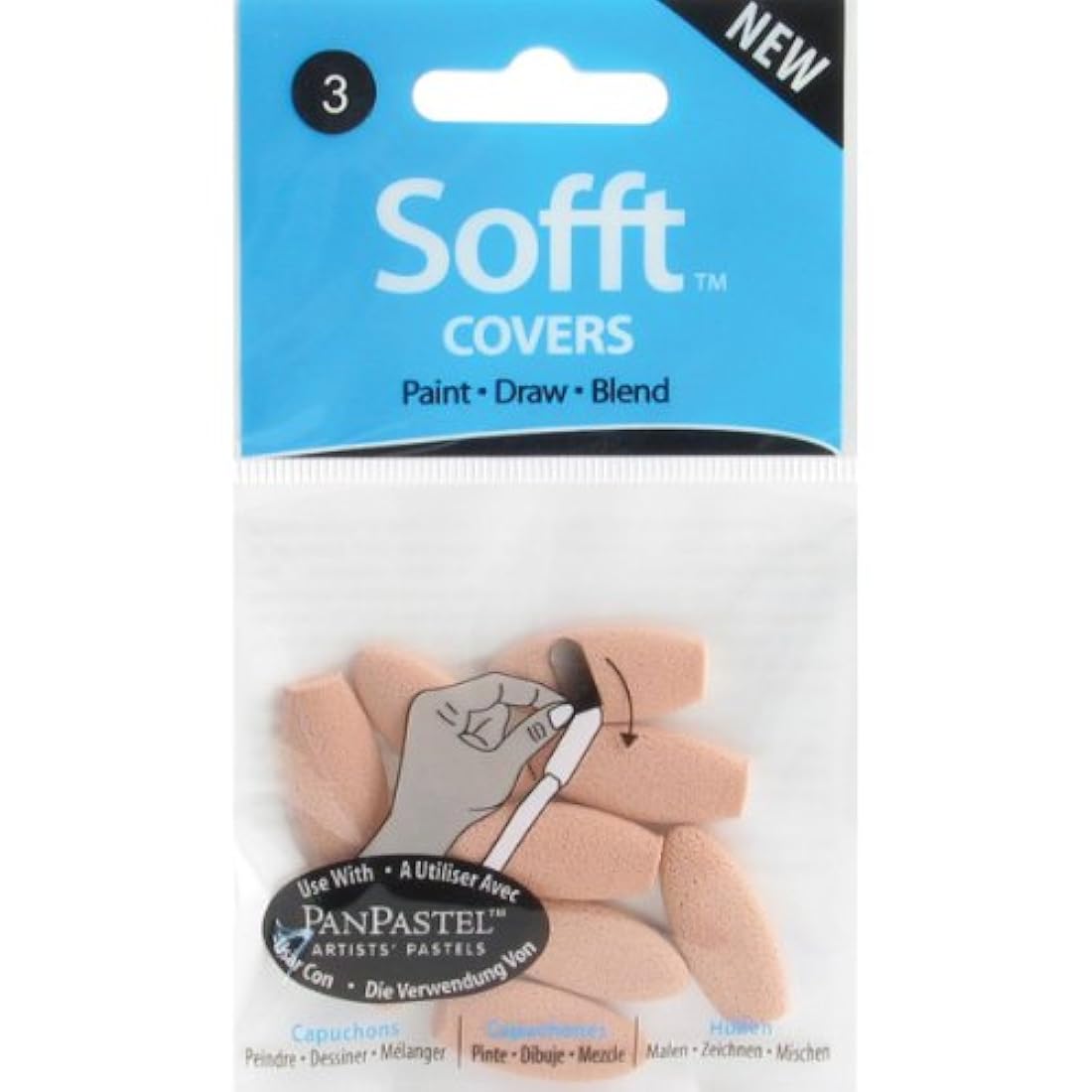 Cubiertas de Sofft Colorfin PP62003, ovaladas, No.3