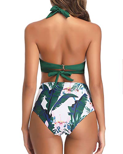 Tempt Me traje de baño vintage de dos piezas retro halter