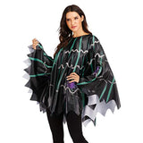 Disfraces - Poncho para mujer, diseño