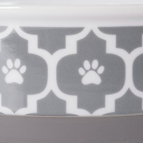 Tazón de cerámica para mascotas para alimentos y agua