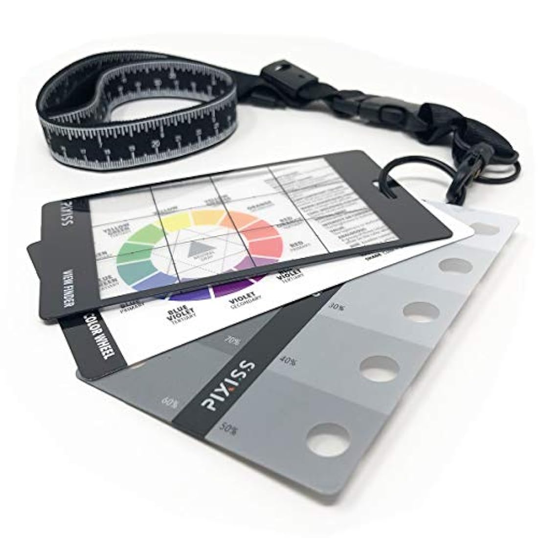 Buscador de valores de escala gris, rueda de color, visor