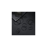 Aretes de aretes de aro con clip para mujer