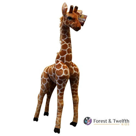 Jirafa de peluche 30.5 pulg de alto, cuello móvil