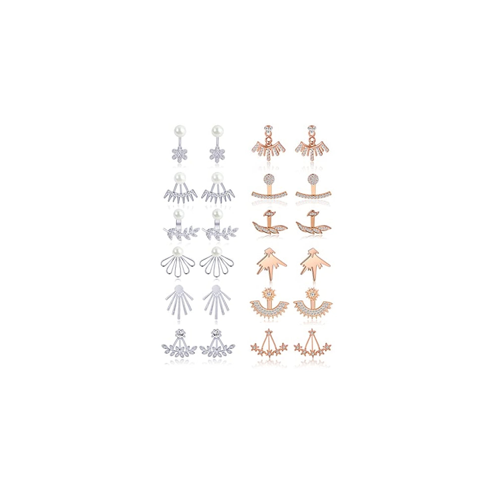 Aretes de flor de loto para mujer