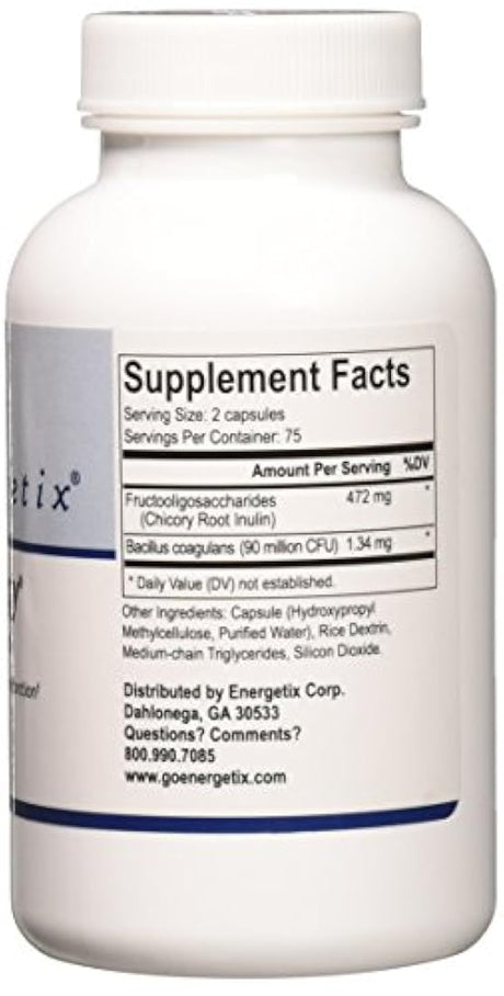 Flora Synergy - 150 Cápsulas de Energetix, Blanco