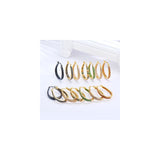 Aretes colgantes de plata con varilla para mujeres