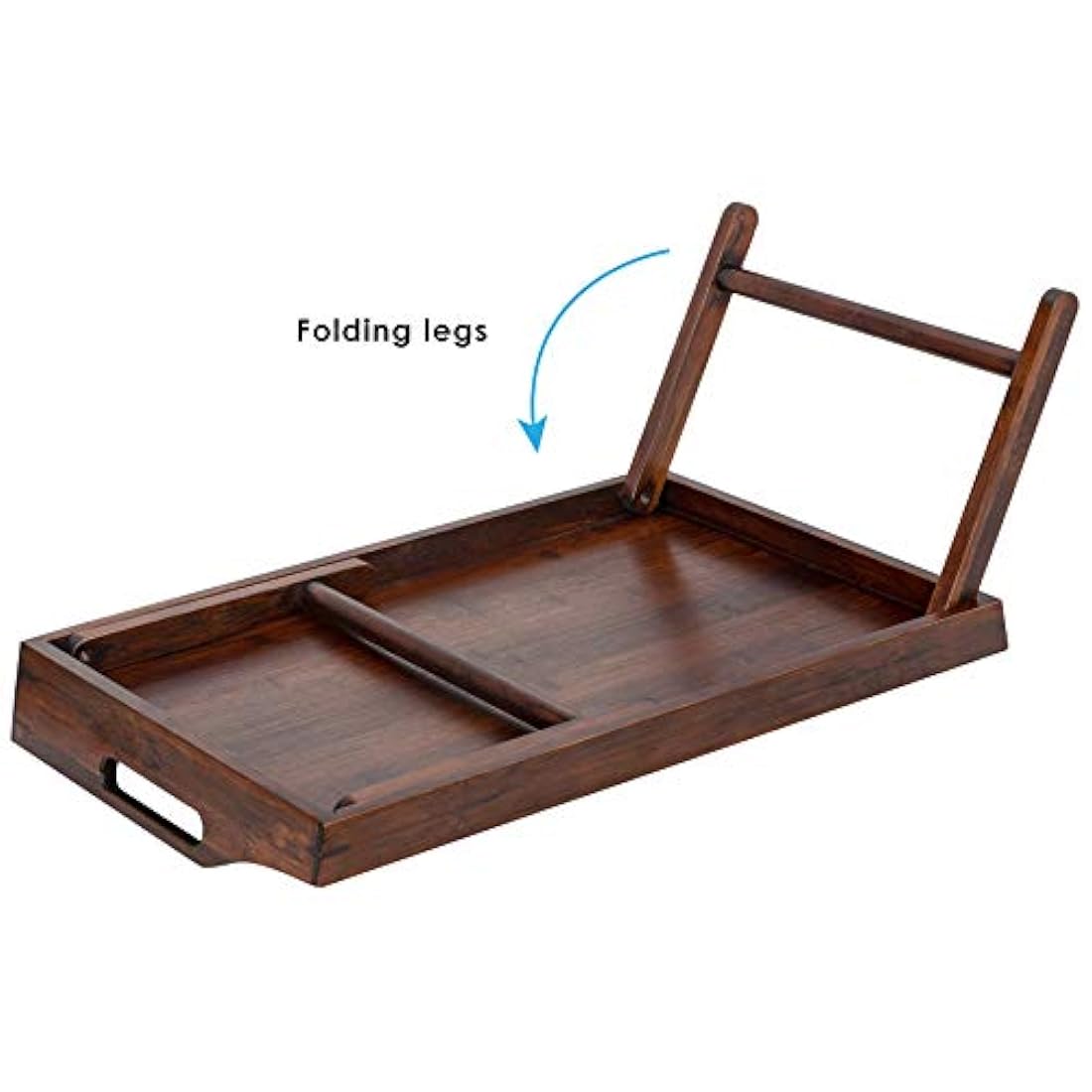 Bandeja para cama con soporte para teléfono