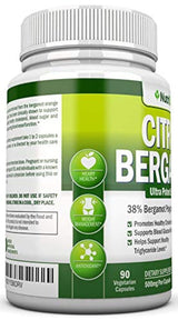 Bergamota de cítricos - 500 mg - 90 cápsulas vegetarianas